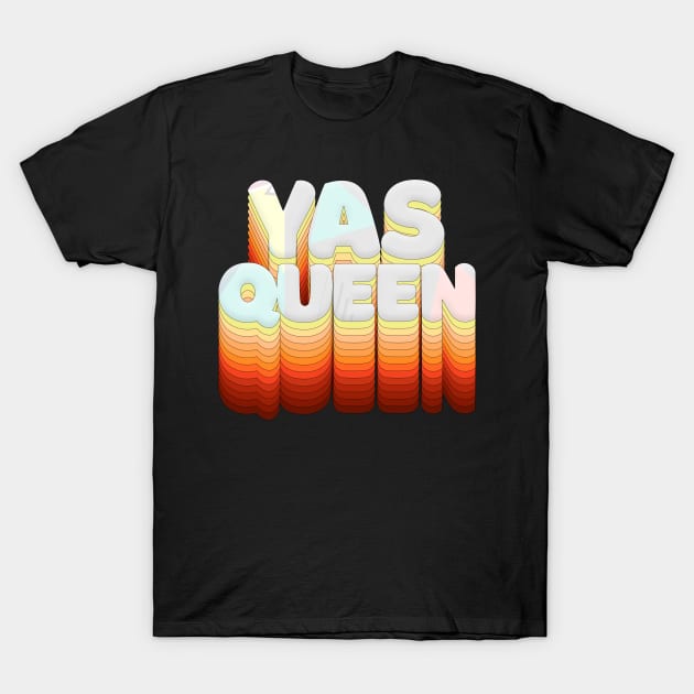 YAS QUEEN Slogan Tee T-Shirt by DankFutura